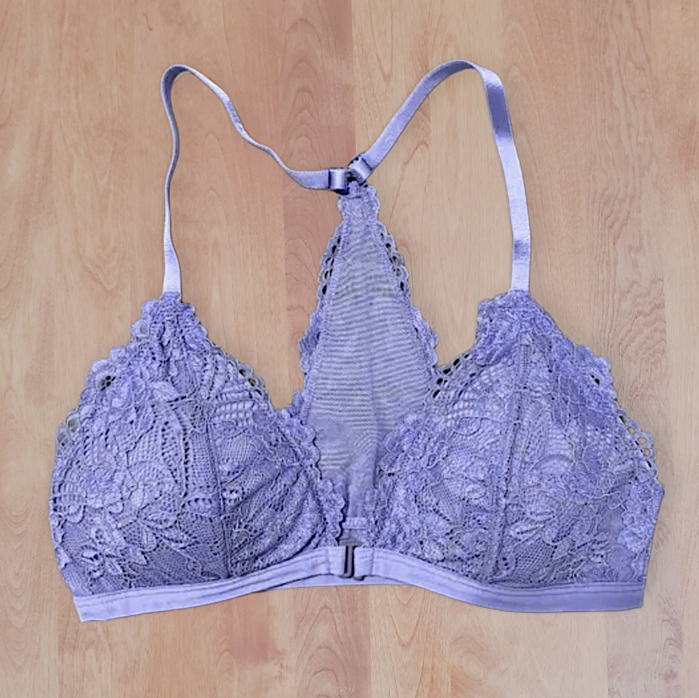 Abercrombie & Fitch A&F Wireless Lace Bralette XS